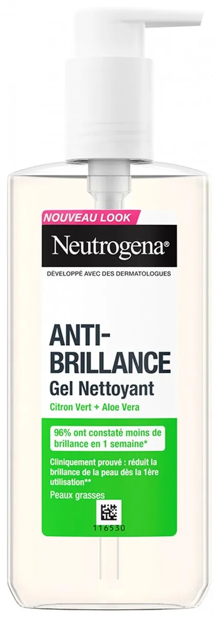 Neutrogena Anti-Shine Lime Reinigingsgel 200ml