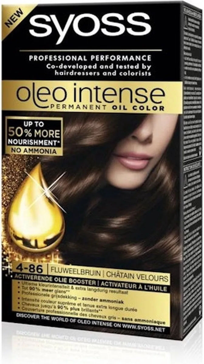 SYOSS Oleo Intense 4-86 Haarverf - 12x115ml