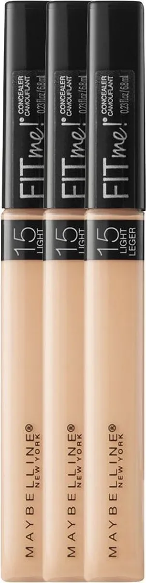 Maybelline Fit Me Concealer Light Medium - 3x6,8ml - afbeelding 6 van 6