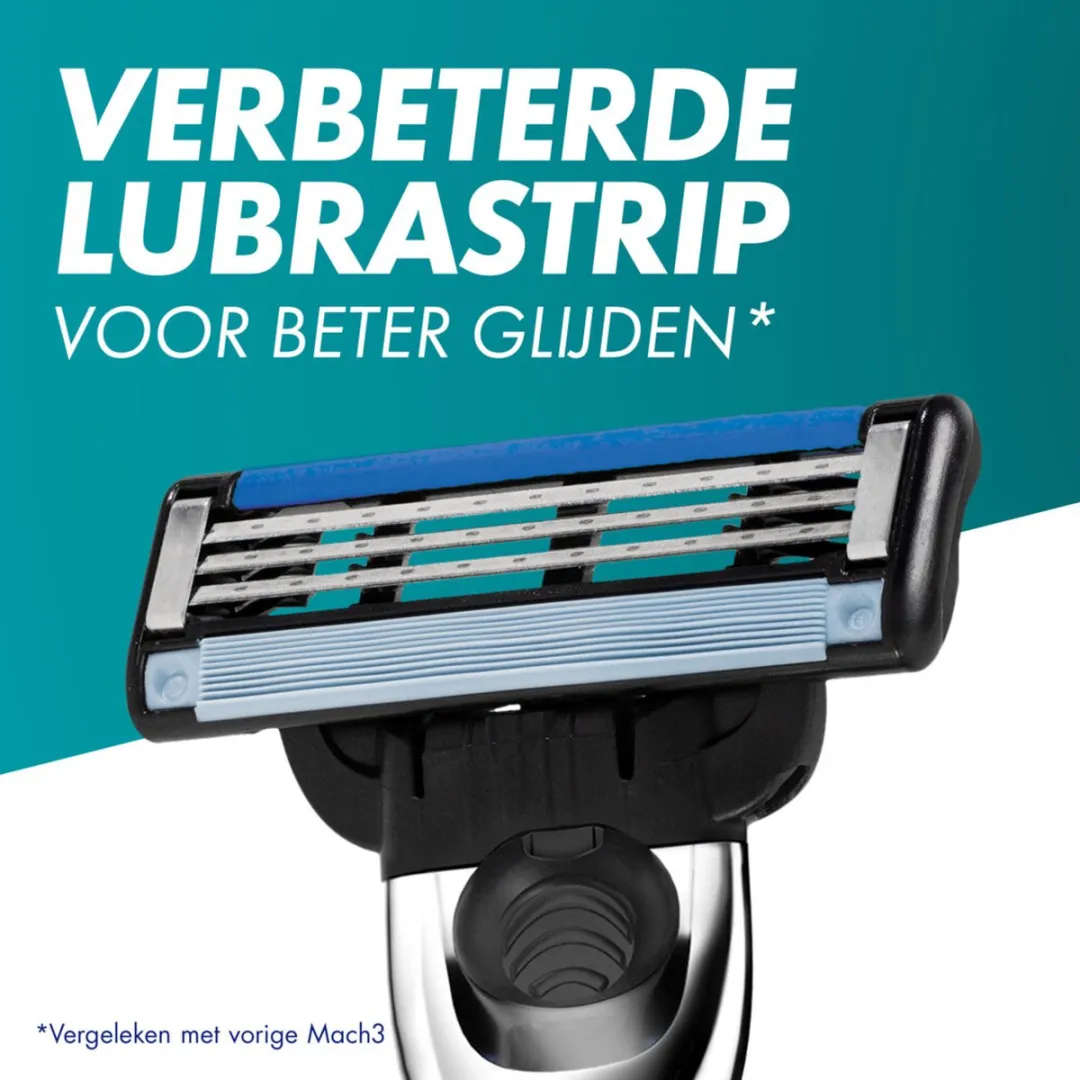 Gillette Mach3 Turbo Scheermesjes - 5 Stuks