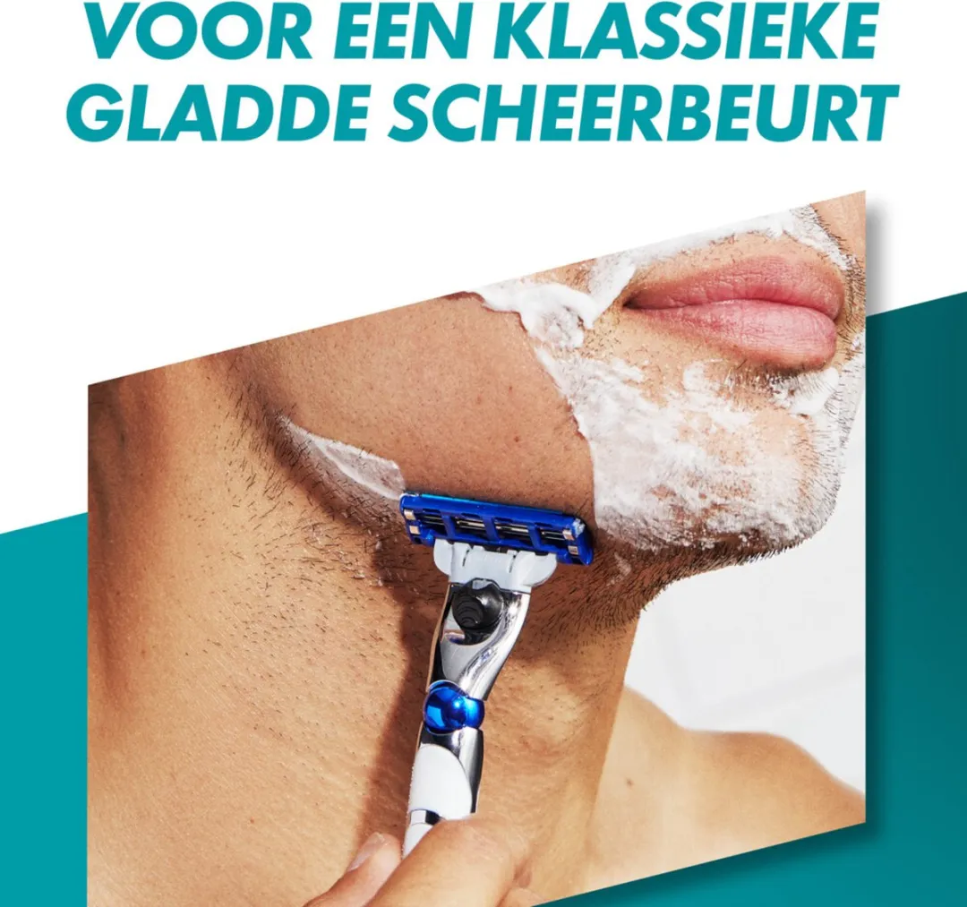 Gillette Mach3 Turbo Scheermesjes - 5 Stuks