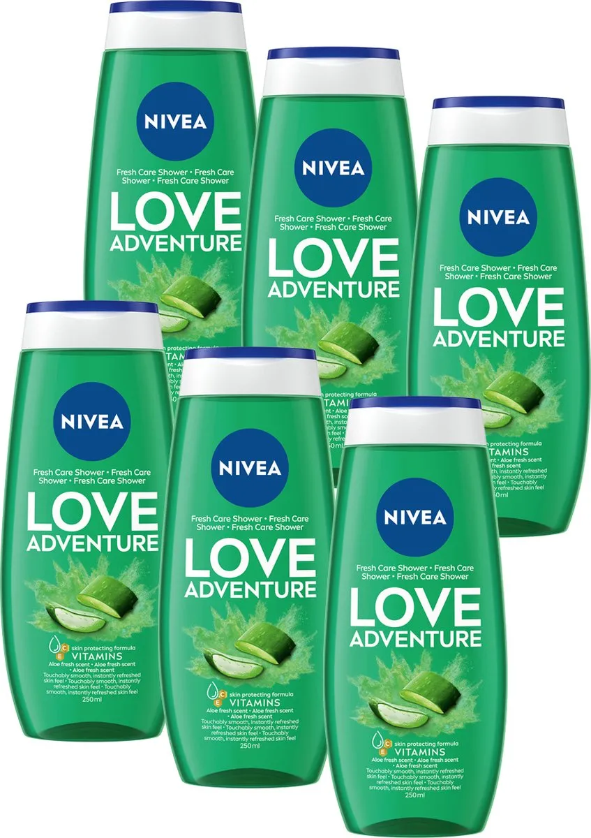 NIVEA Love Adventure Douchegel Aloë Vera 250ml