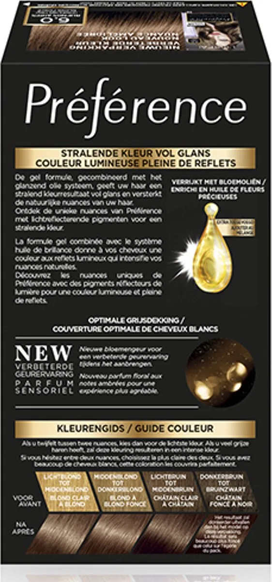 L'Oréal Paris Préférence 6 Donkerblond Haarverf 996ml
