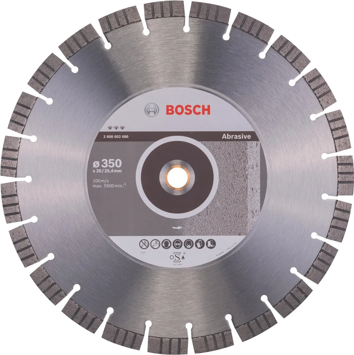 Bosch Diamantdoorslijpschijf 2608602686 - 350x20x3,2mm - afbeelding 6 van 6