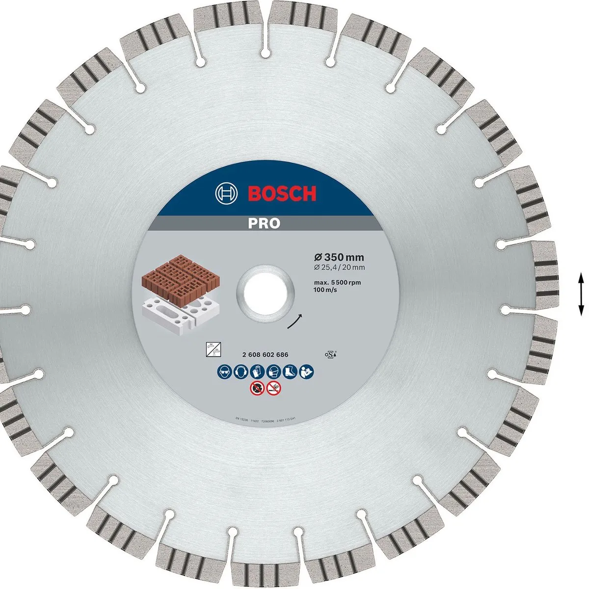 Bosch Diamantdoorslijpschijf 2608602686 - 350x20x3,2mm