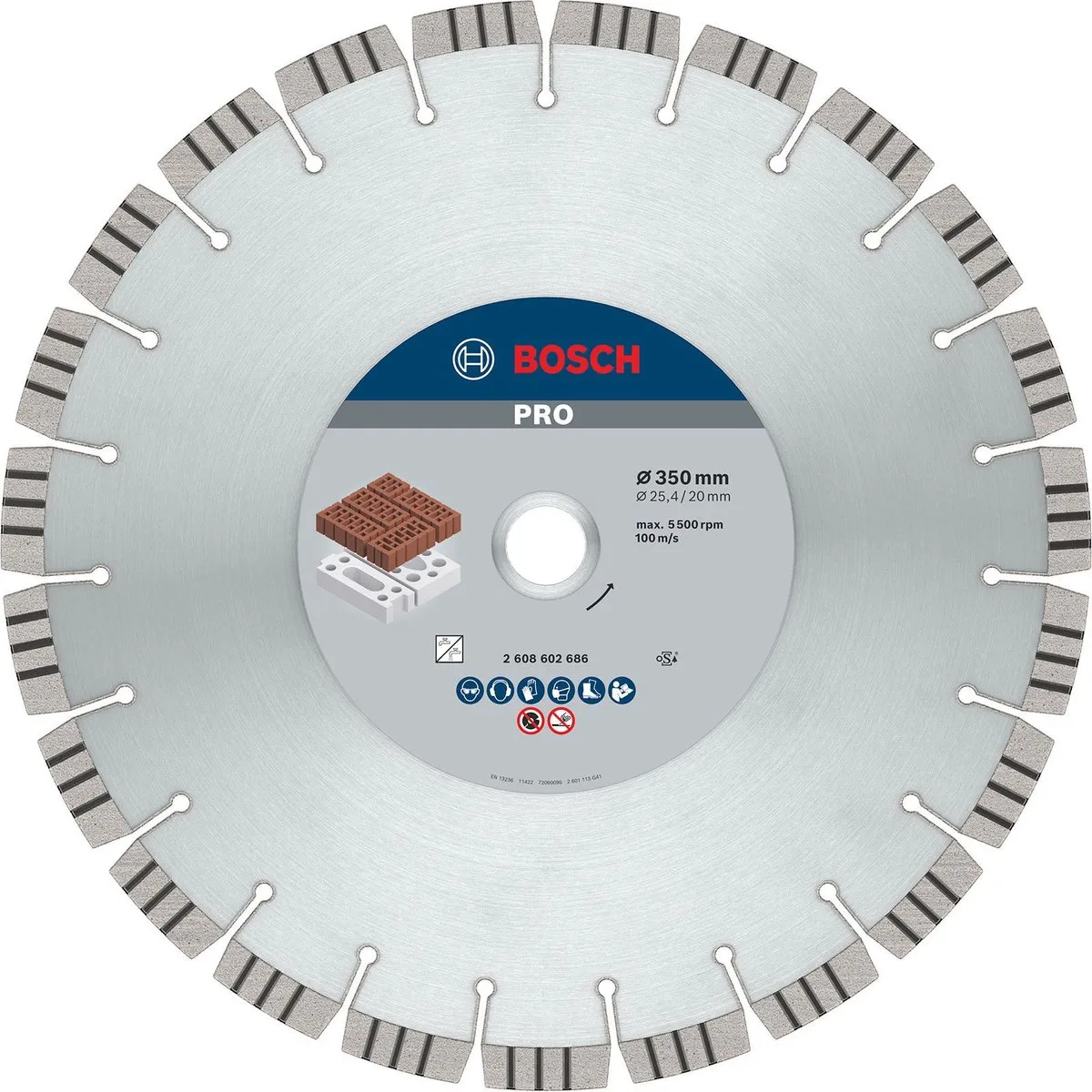 Bosch Diamantdoorslijpschijf 2608602686