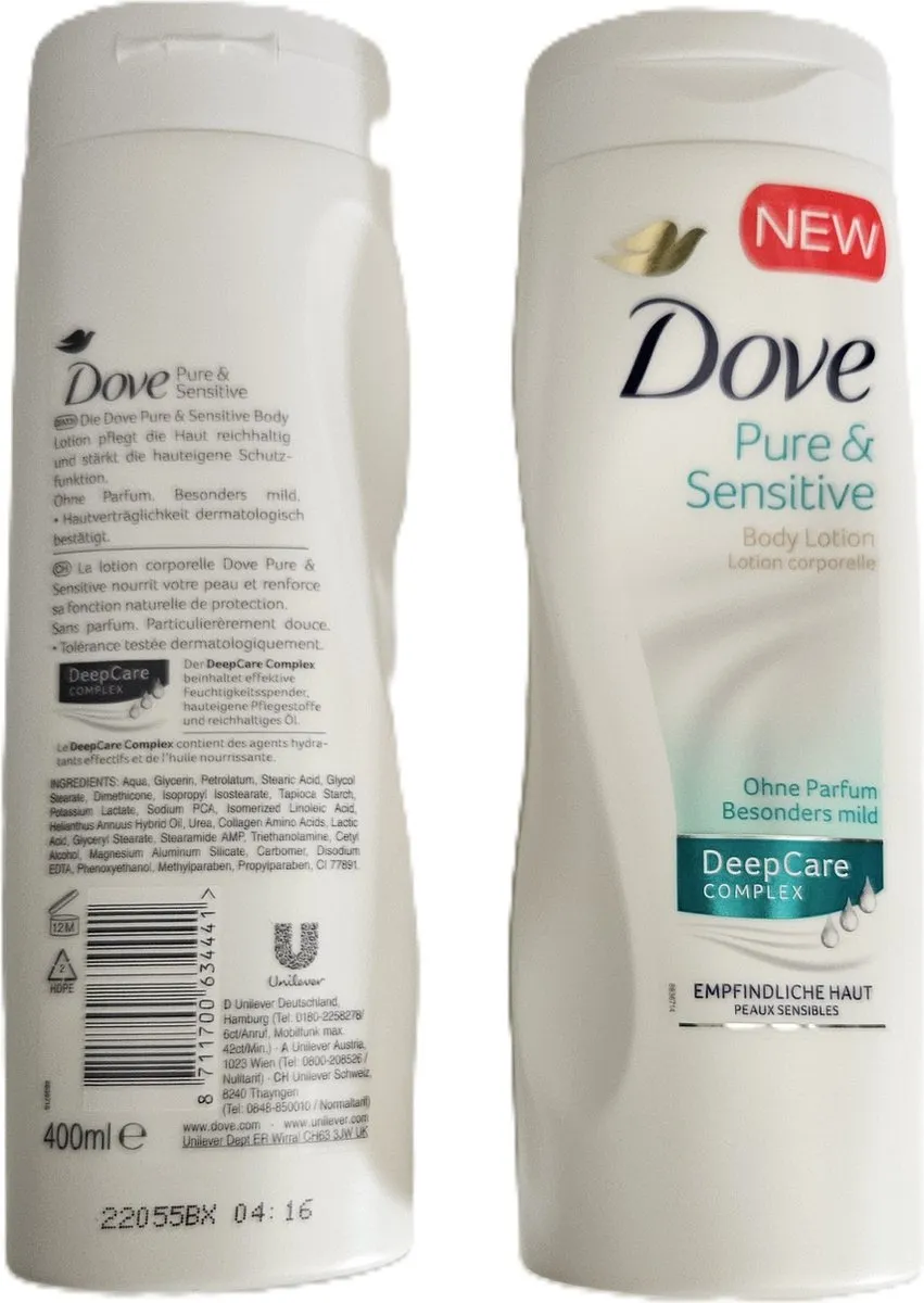 Dove Bodylotion Pure & Sensitive 400ml