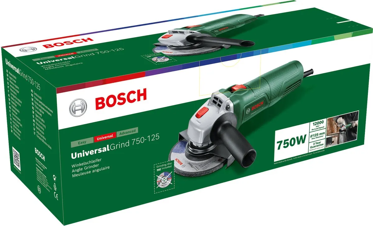 Bosch UniversalGrind 750-125 Haakse Slijper 750W - 115mm - afbeelding 6 van 6