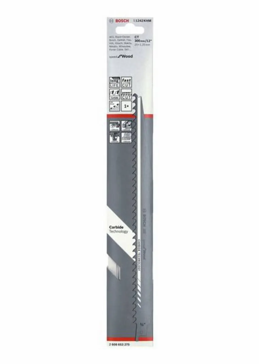 Bosch Speedwood S1242KHM Rec.zaagblad - Metaal