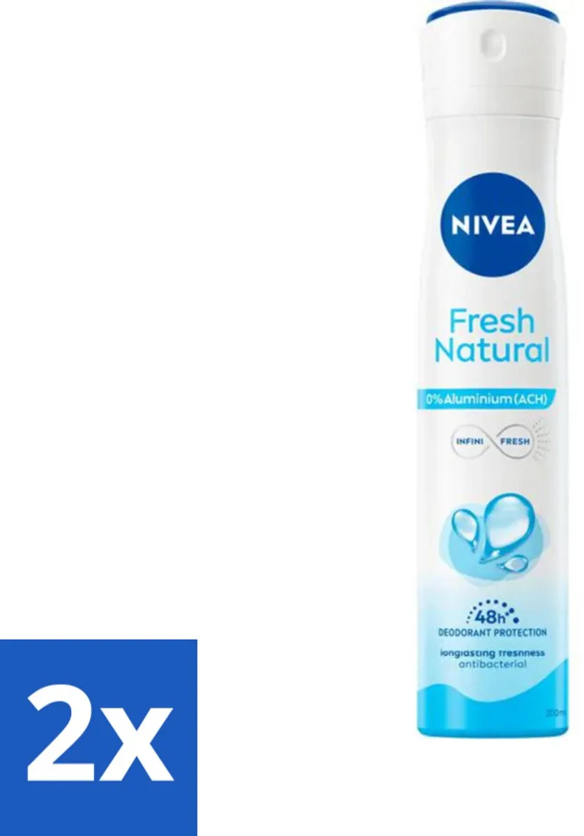 NIVEA Fresh Natural Deodorant Spray 400ml