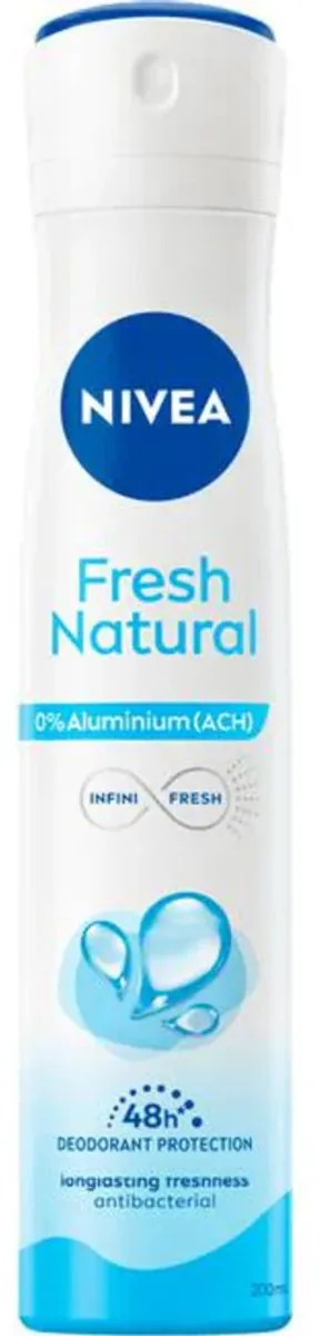 NIVEA Fresh Natural Deodorant Spray 400ml - 2 Stuks