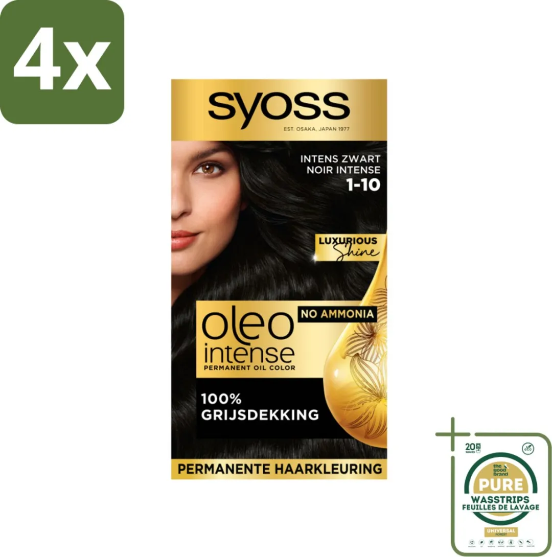 SYOSS Oleo Intense Haarverf Intens Zwart