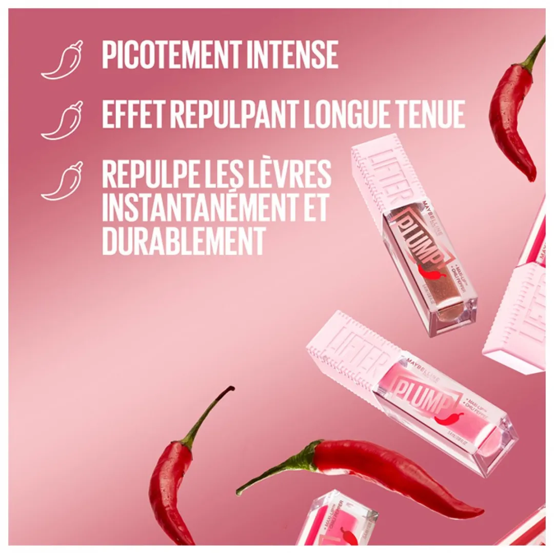 Maybelline Lifter Plump Lipgloss Pink Sting 5,4ml
