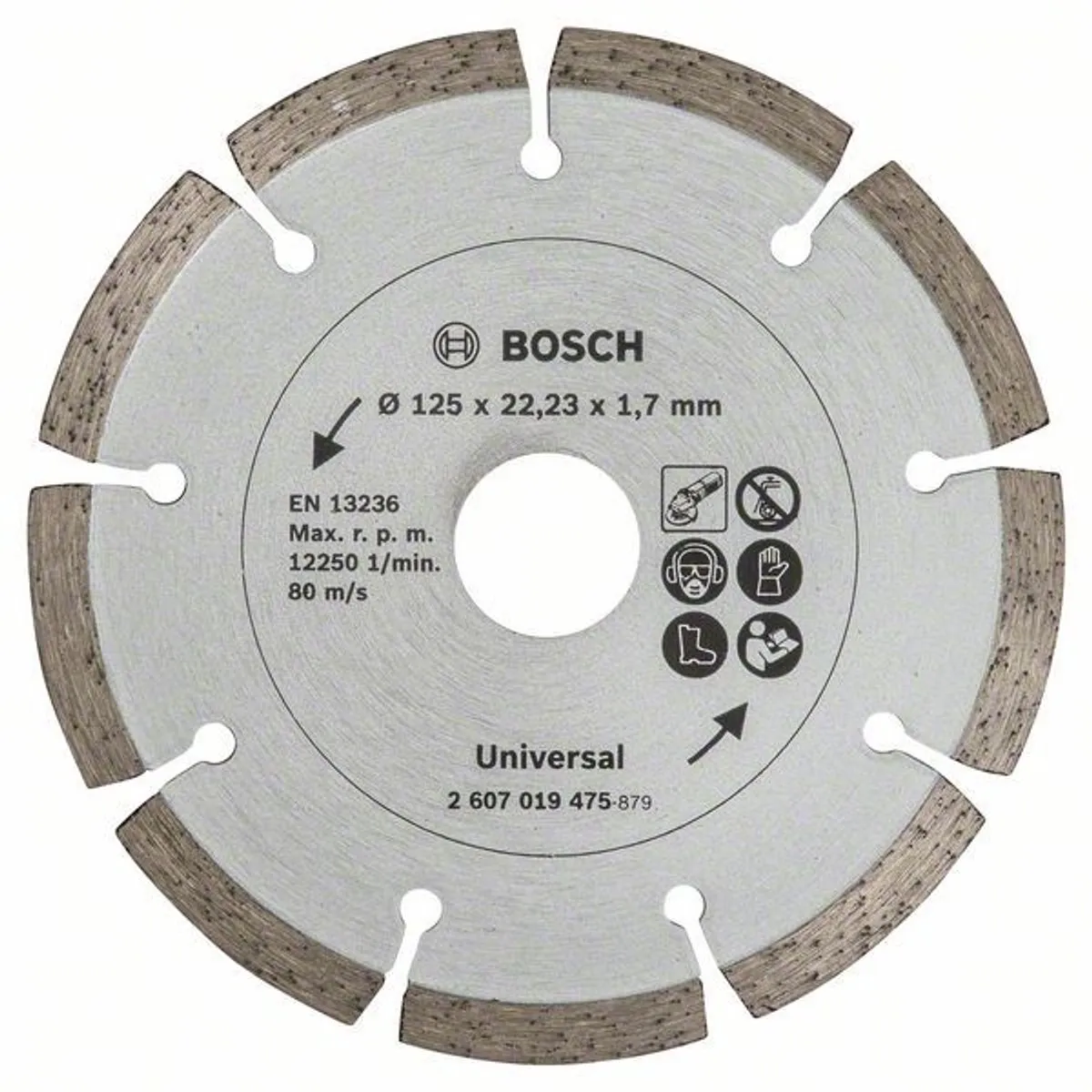 Bosch Diamantschijf 125mm Metaal