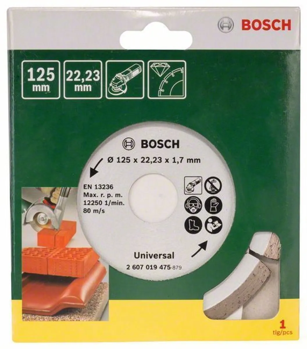 Bosch Diamantschijf 125mm Metaal