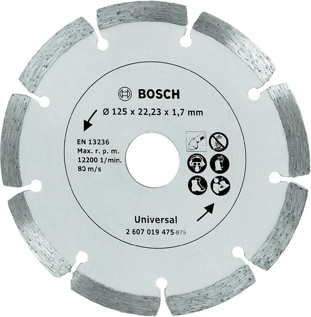 Bosch Diamantschijf 125mm Metaal