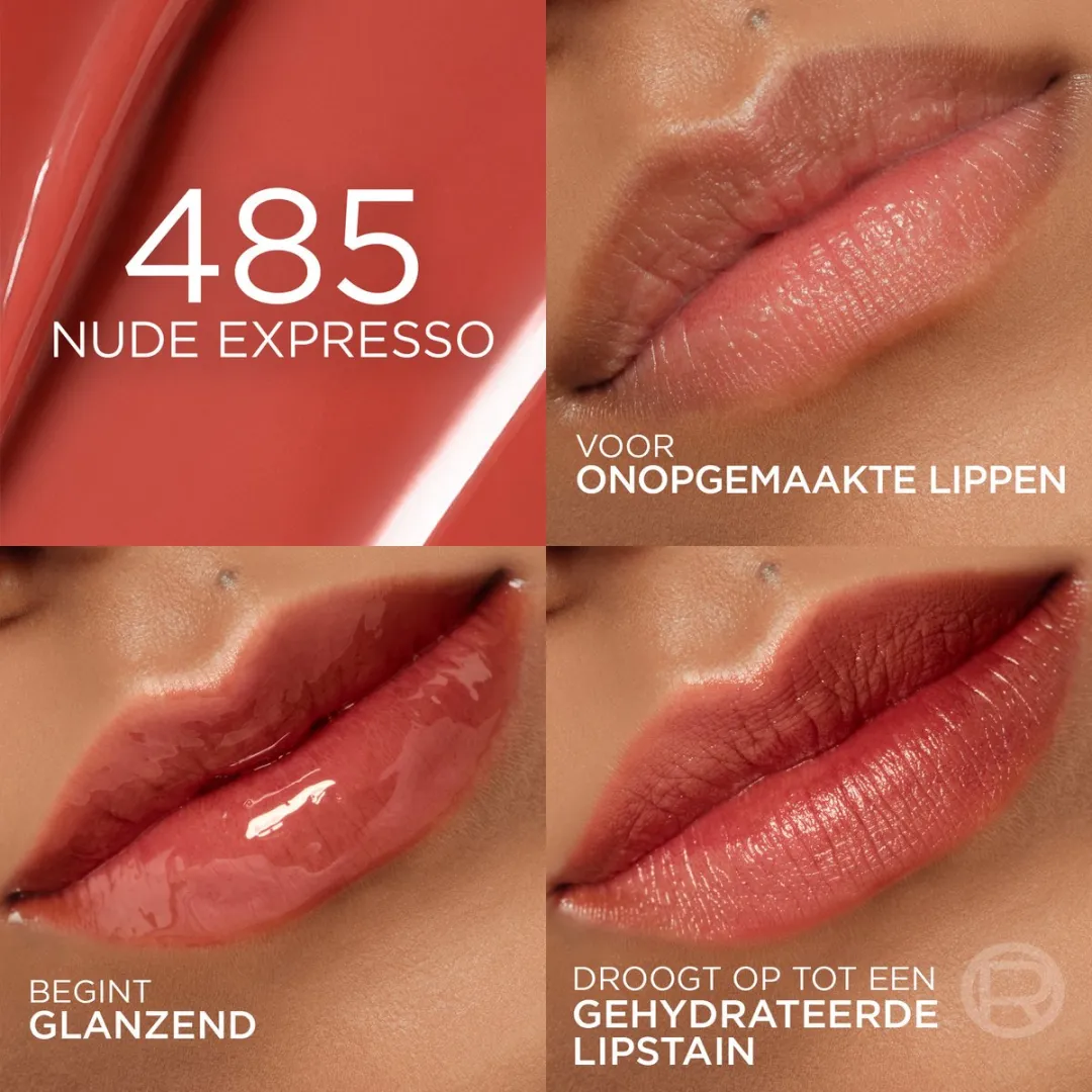 L'Oréal Paris Hyaluron Tint Lipstain 485 Nude Espresso - 5ml