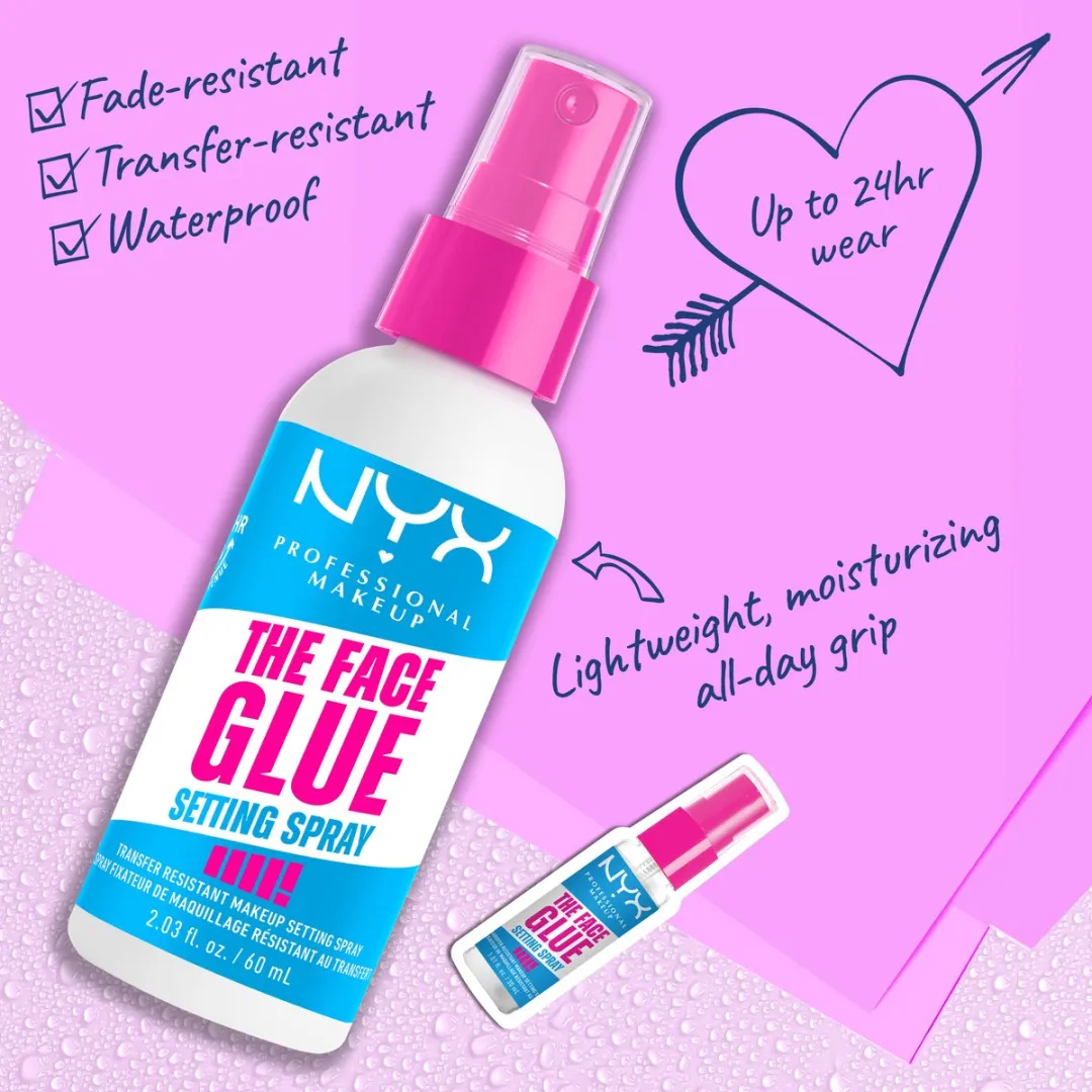NYX Professional Makeup The Face Glue Setting Spray 60ml