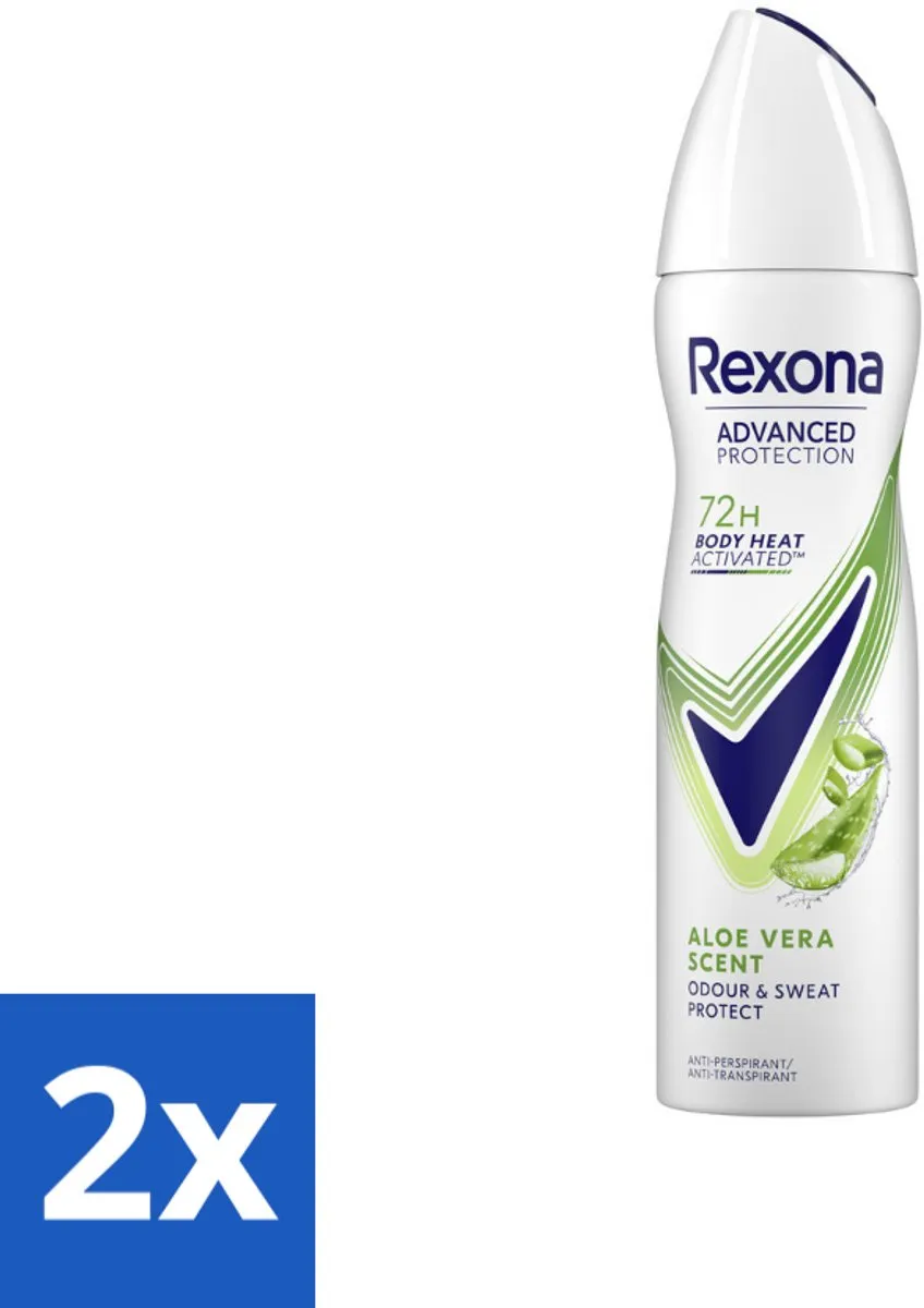 Rexona Deodorant Spray Aloe Vera 300ml (2x150ml)