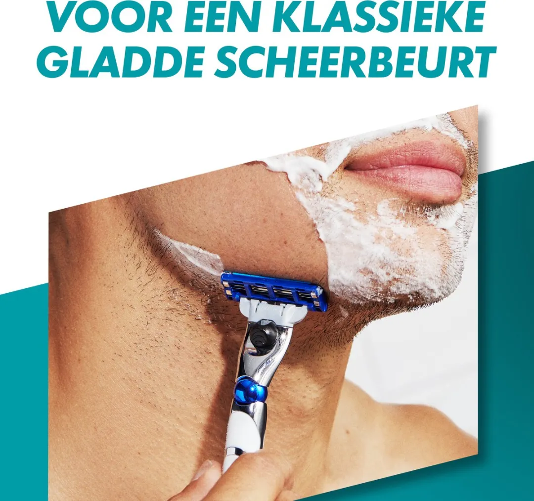 Gillette Mach3 Turbo Scheermesjes - 16 Stuks