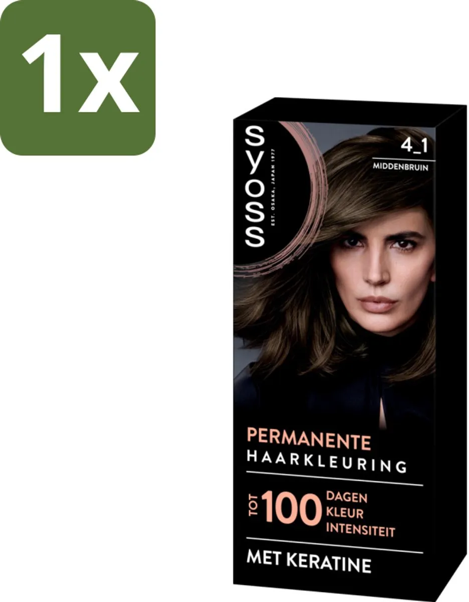 SYOSS Coloration 4-1 Middenbruin Haarverf 115ml