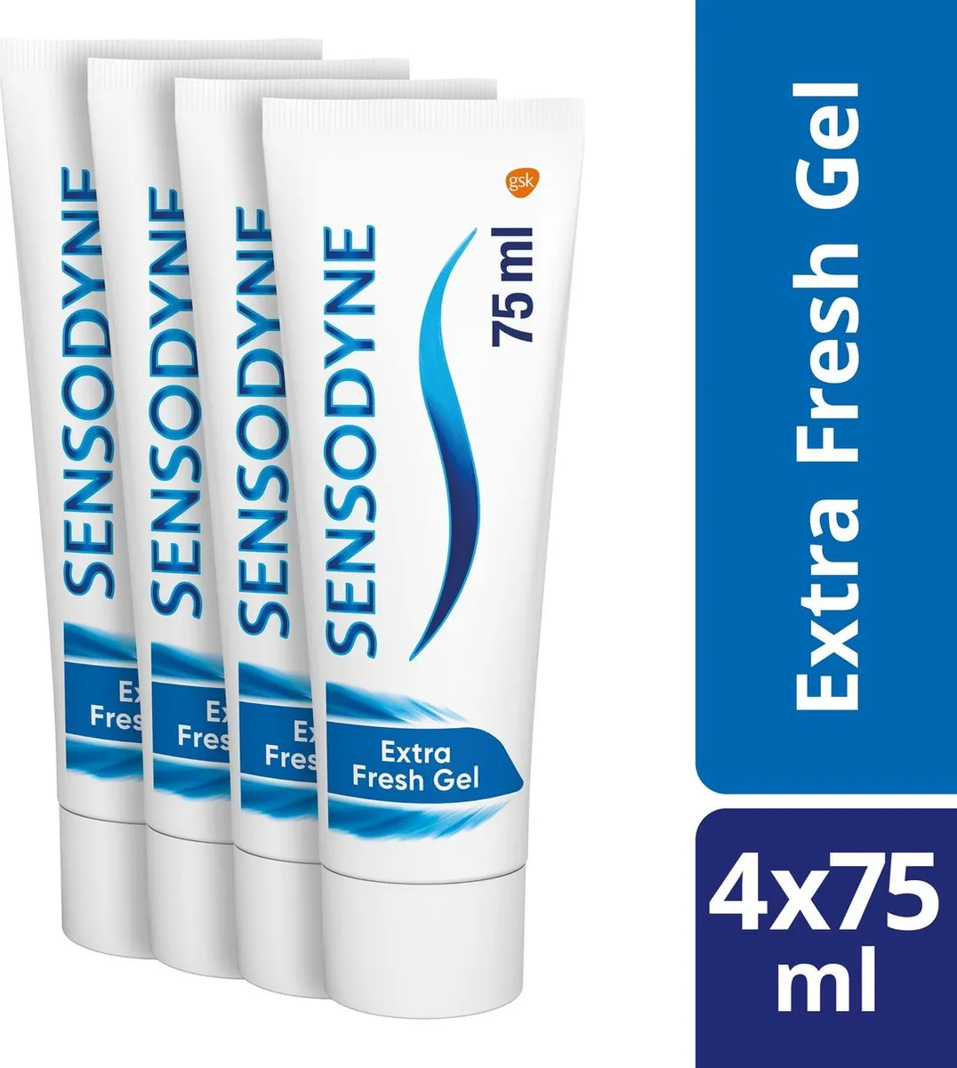 Sensodyne Extra Fresh Gel Tandpasta - 300ml (4x75ml)