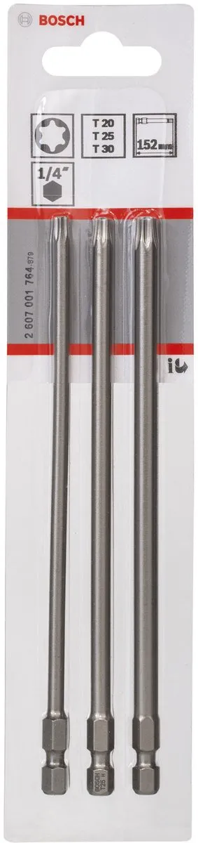 Bosch Bitset T20/T25/T30 - 3 Stuks