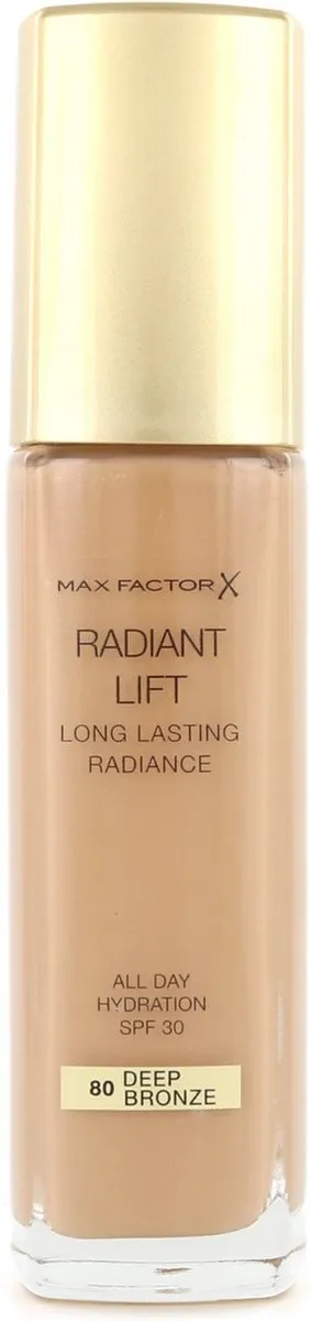 Max Factor Radiant Lift Foundation 80 Deep Bronze - 30ml