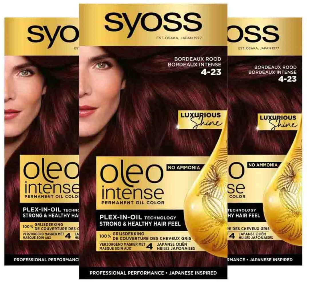 Syoss Oleo Intense Haarverf 4-23 Bordeaux Rood