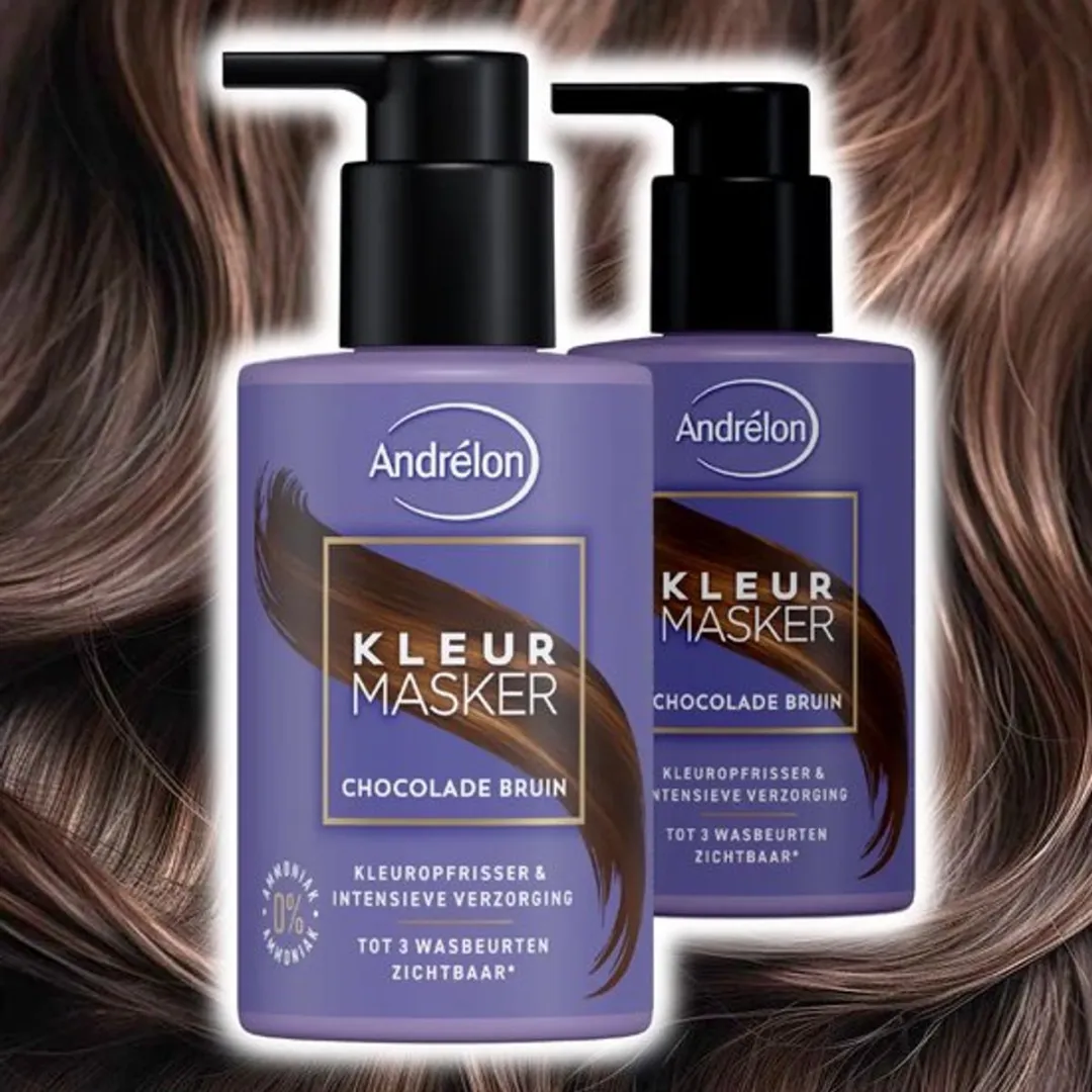 Andrélon Kleurmasker Chocoladebruin 200ml