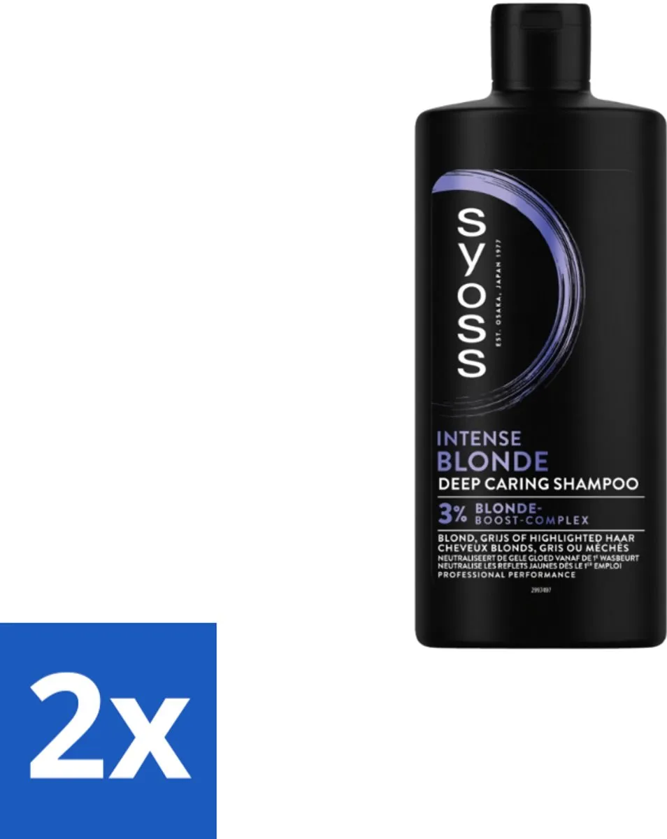 SYOSS Blond Shampoo 440ml - 2 Stuks