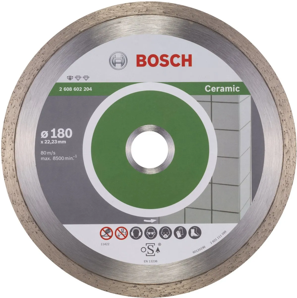 Bosch Diamantdoorslijpschijf Standard 180mm
