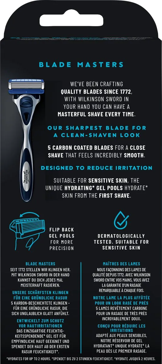 Wilkinson Sword Hydro 5 Scheersysteem - Blauw