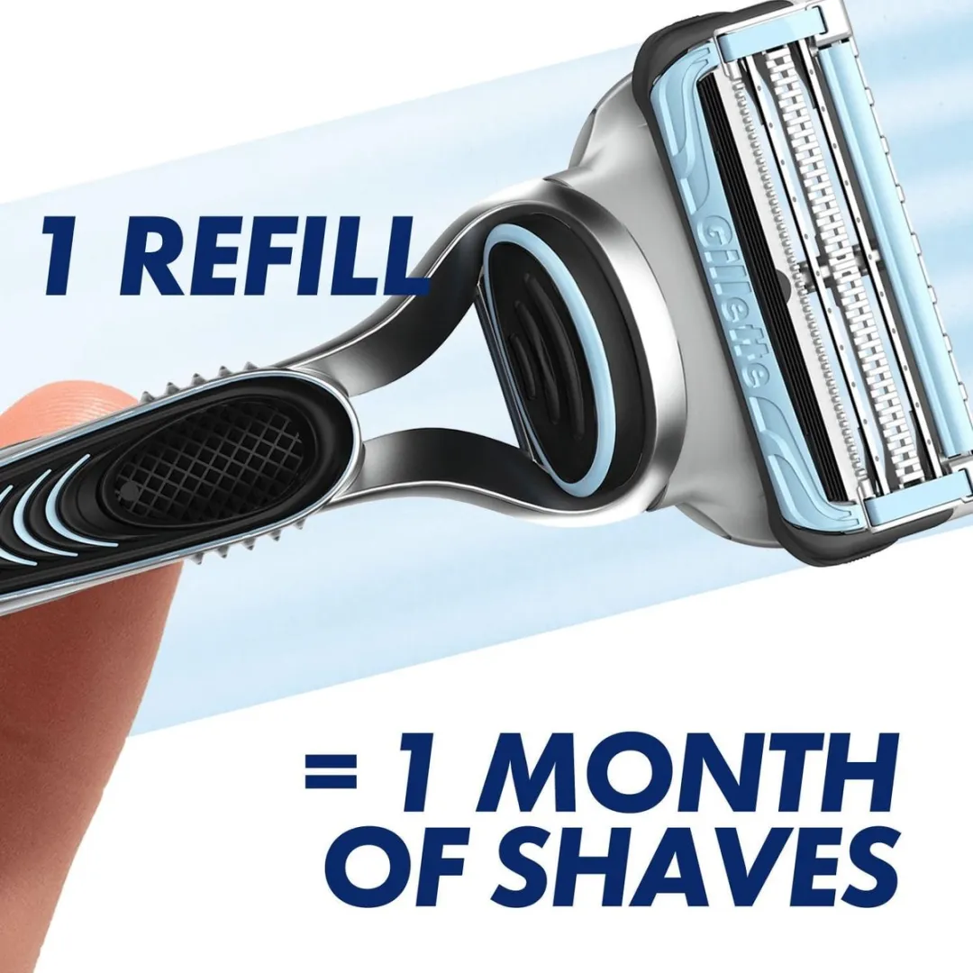 Gillette Skinguard Sensitive Wit 5 Stuks - 2 Mesjes