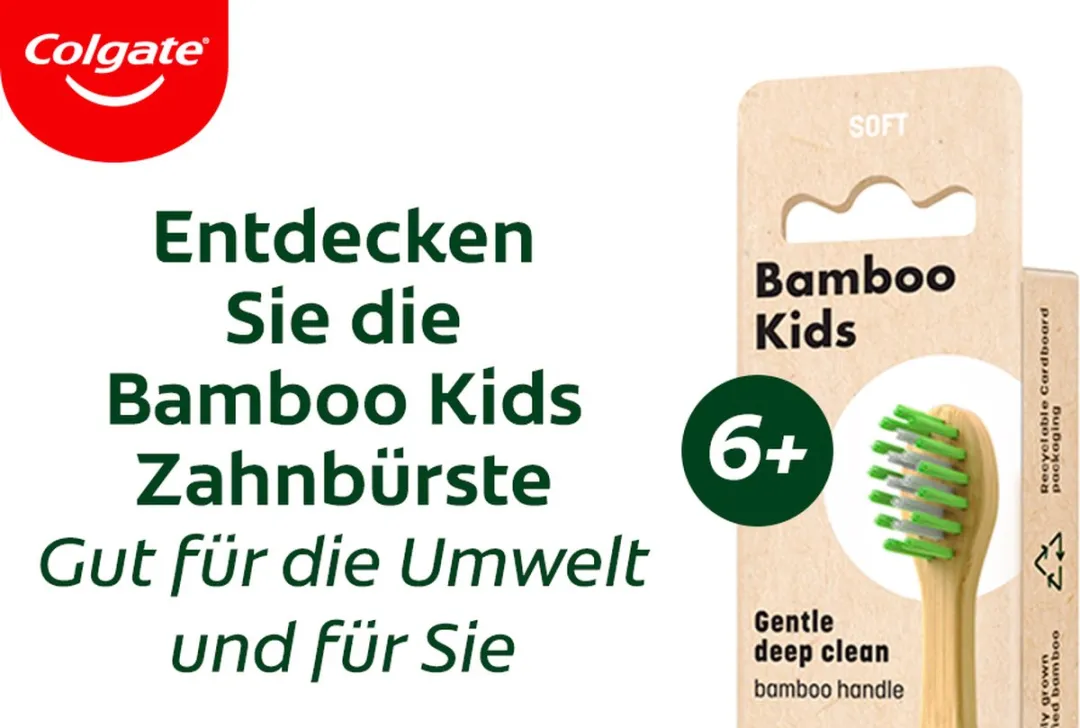 Colgate Bamboo Kids Tandenborstel - Zacht - 1 Stuk
