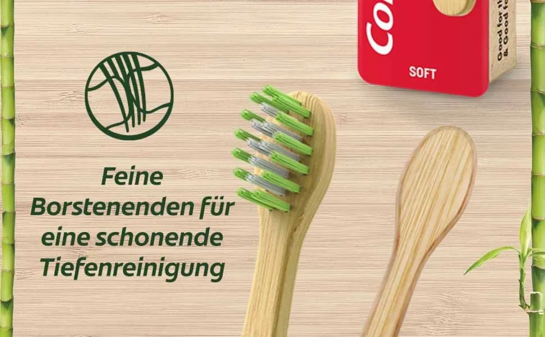 Colgate Bamboo Kids Tandenborstel - Zacht - 1 Stuk