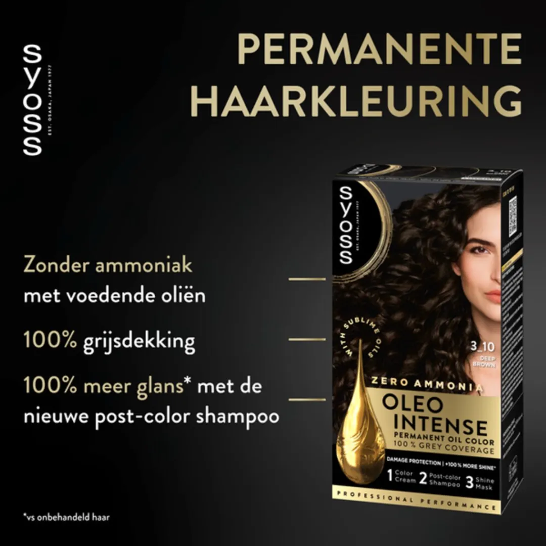 SYOSS Oleo Intense 3-10 Haarverf - 115ml