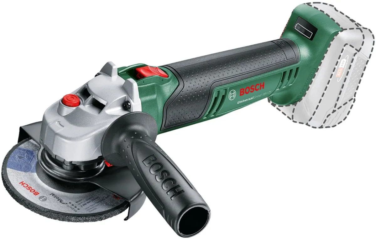 Bosch UniversalGrind 18V-75 Haakse Slijper 125mm - MPN 06033E5001