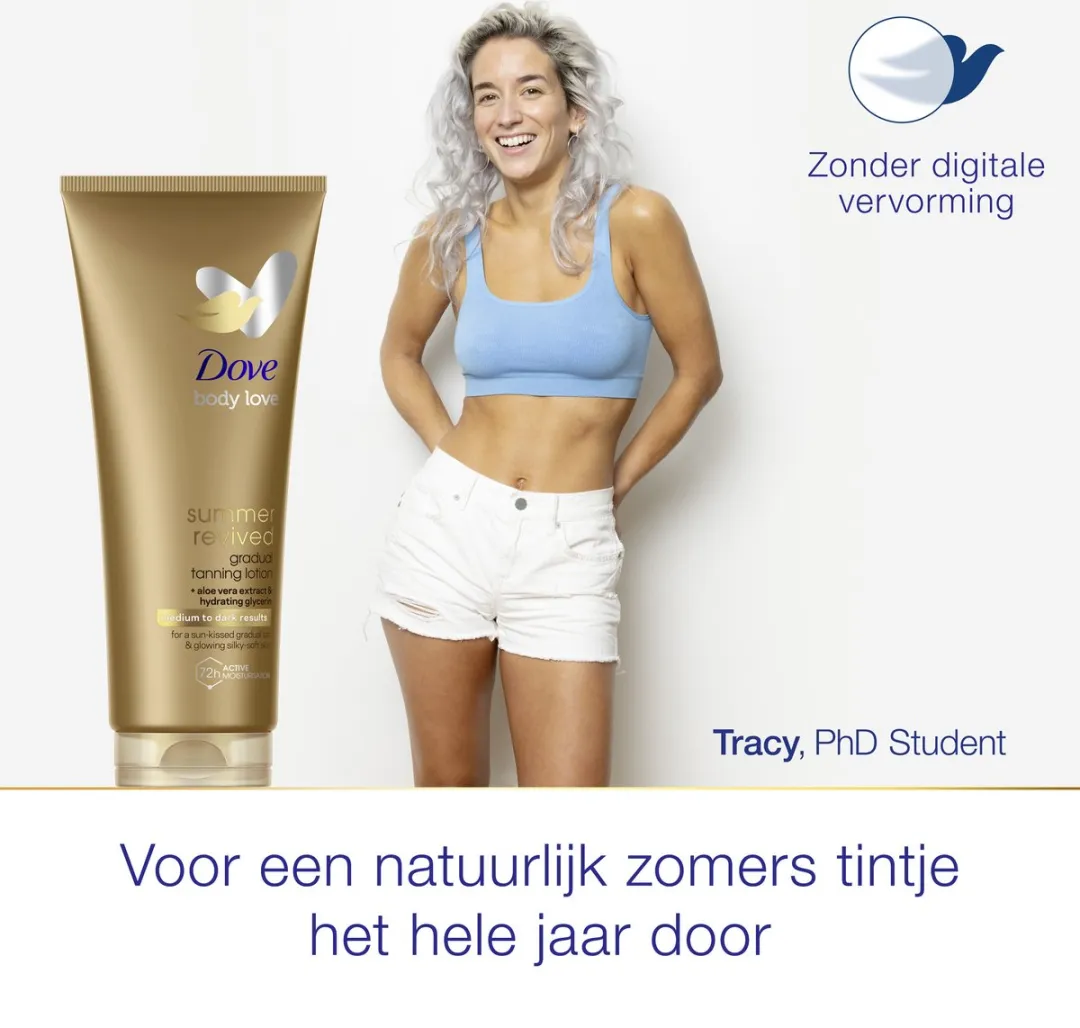 Dove Body Love Zelfbruinende Bodylotion Medium-Dark 200ml