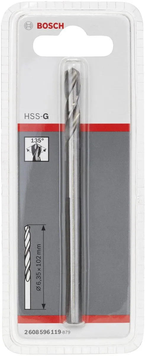 Bosch Centreerboor HSS-G 8mm - 102mm - 3 Stuks