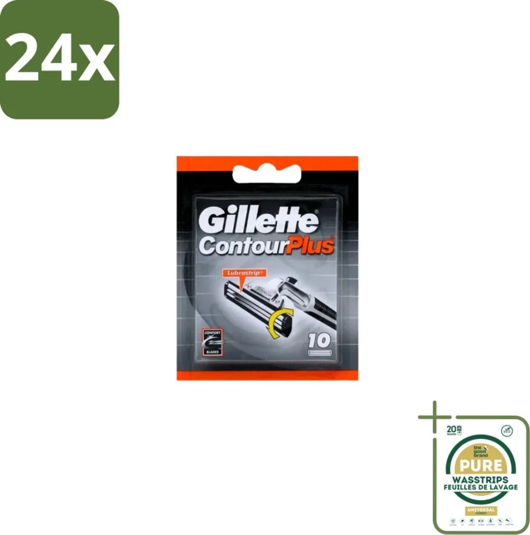 Gillette Contour Plus Wegwerpscheermesjes 10 Mesjes