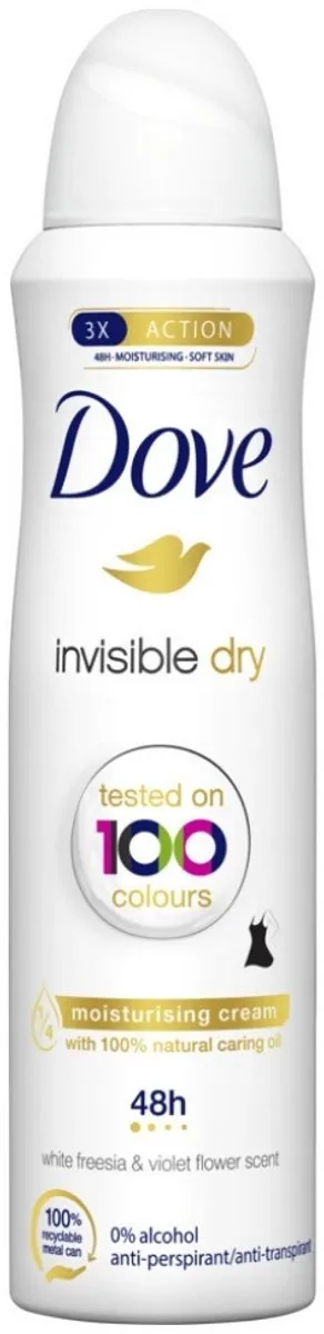 Dove Deodorant Spray Invisible Dry - 150ml