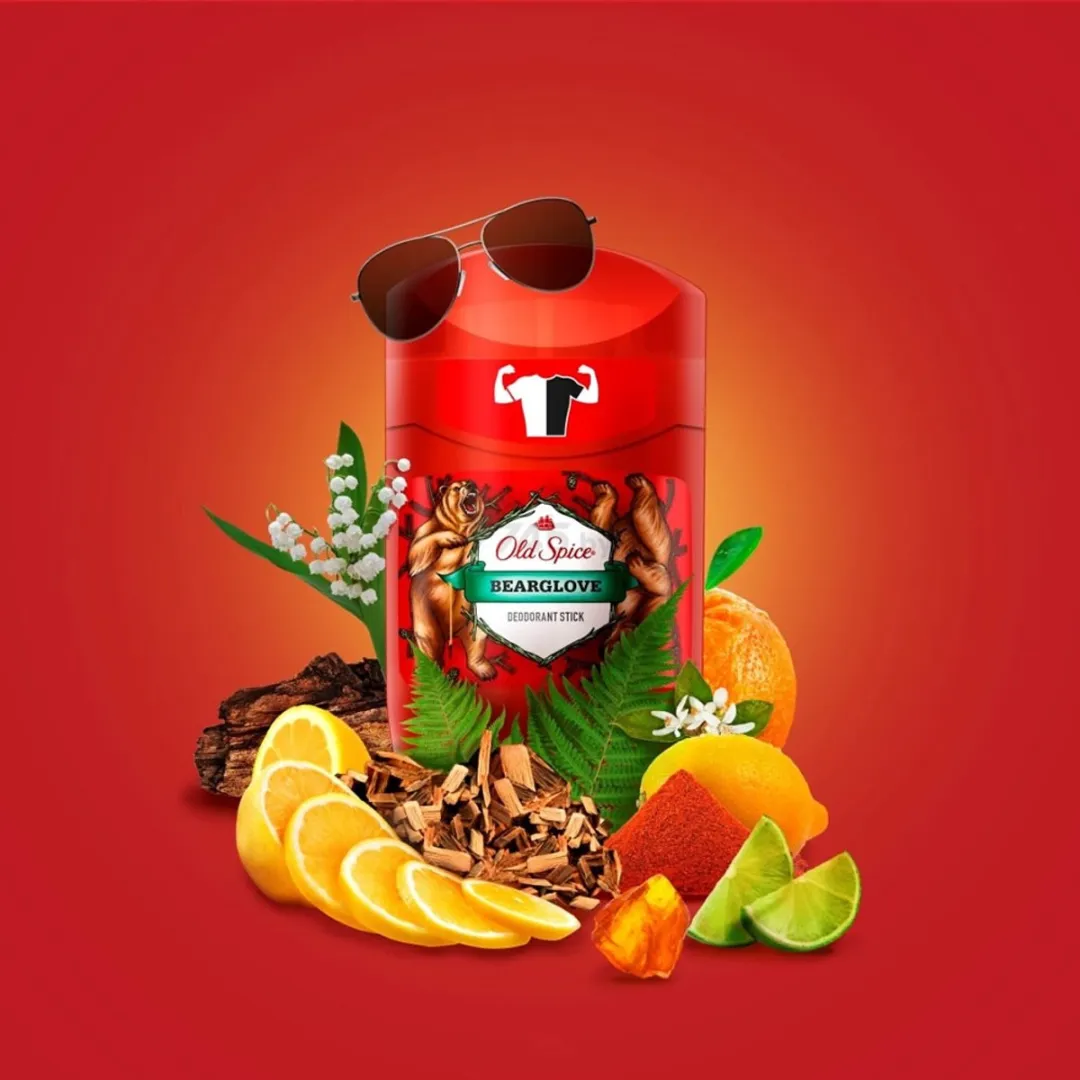 Old Spice Bearglove Deo Stick Juicy Berries - 6x50ml