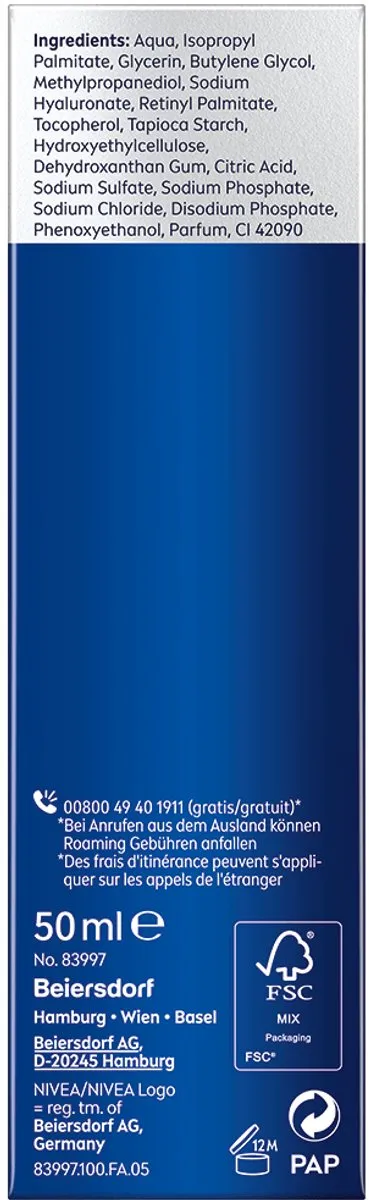 NIVEA Men Anti-Age HyaluronHydro GezichtsGel 50ml - afbeelding 6 van 6