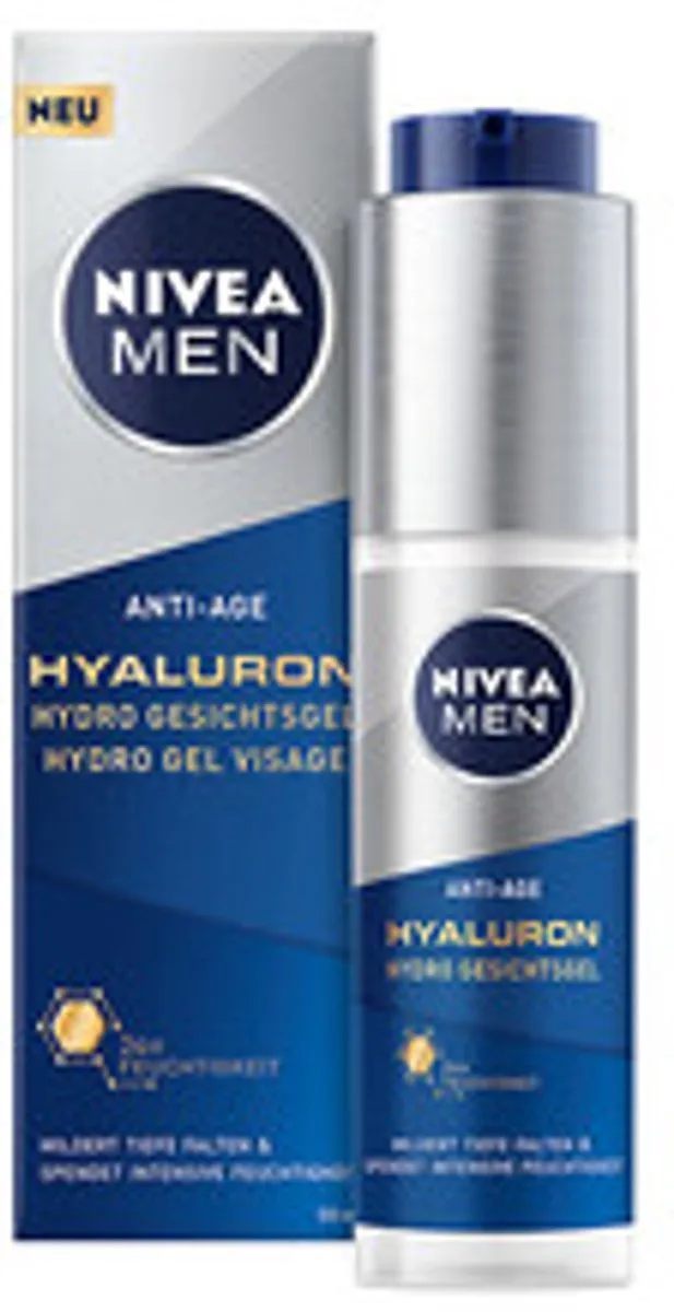 NIVEA Men Anti-Age HyaluronHydro GezichtsGel 50ml