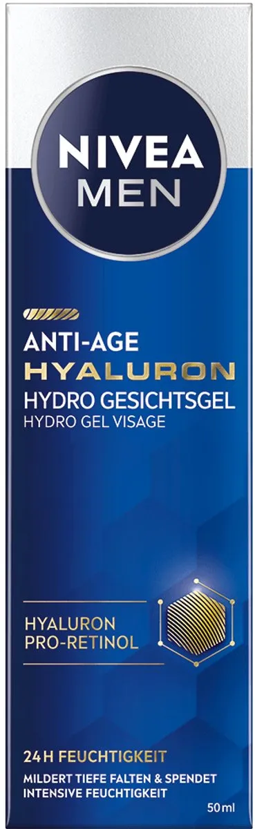 NIVEA Men Anti-Age HyaluronHydro GezichtsGel 50ml