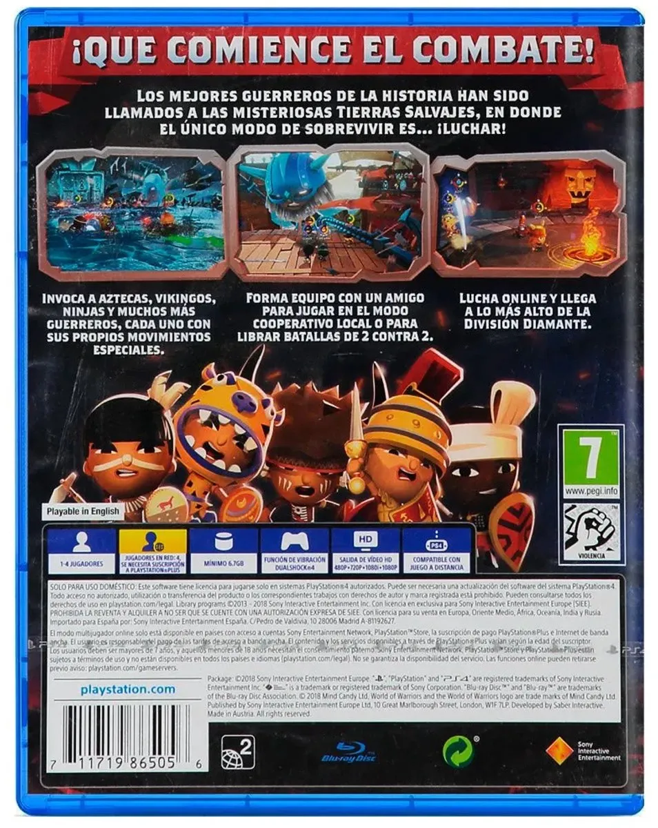 Sony World of Warriors PlayStation 4 - Fysiek