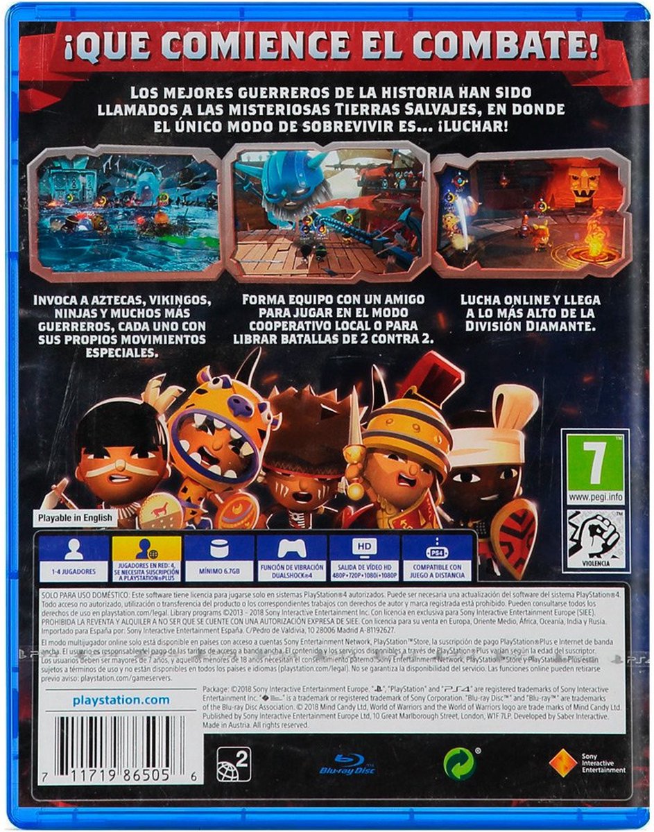 World of Warriors - PlayStation 4 - Multiplayer mode - T (Teen) - Physical media