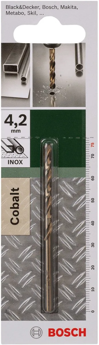 Bosch Metaalboren HSS-Co 4,2mm DIN 338 - 1 Stuk