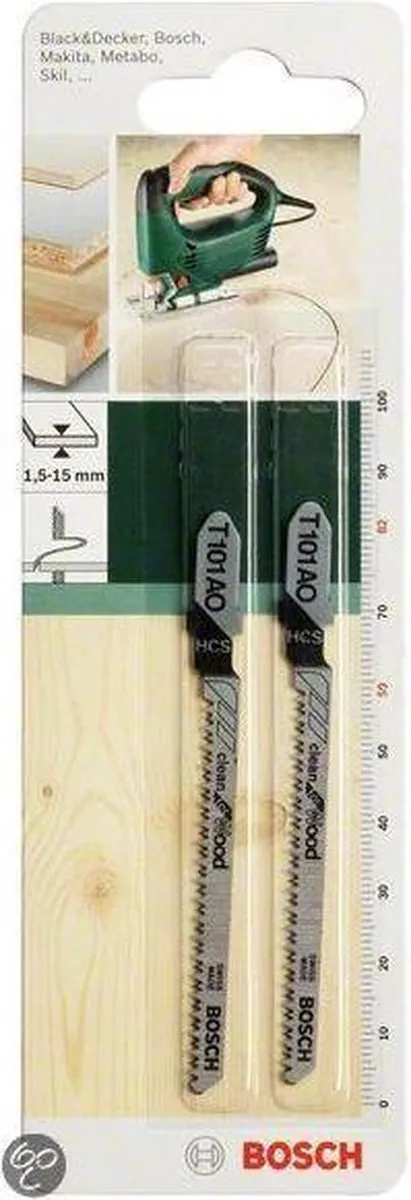 Bosch HCS T 101 AO Clean Decoupeerzaagbladen - 2 Stuks